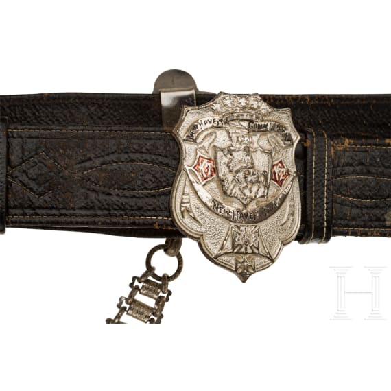 Hanger for a masonic style sword, England, late 19th century