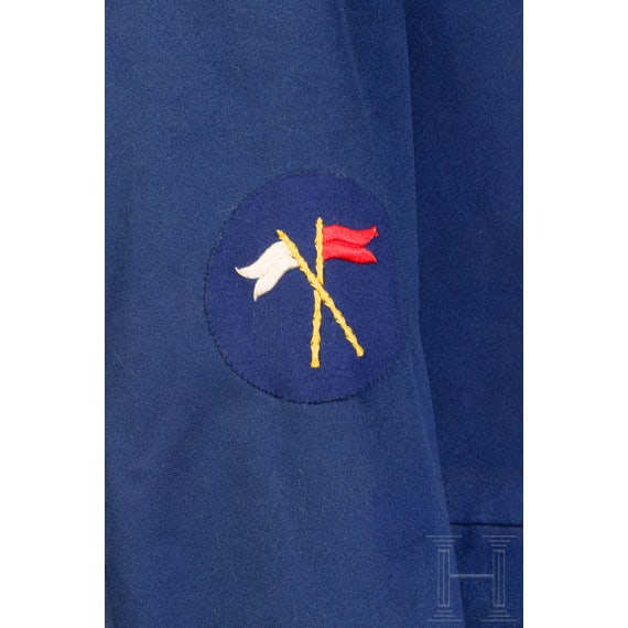 Three tunics of Prussian artillery, around 1900