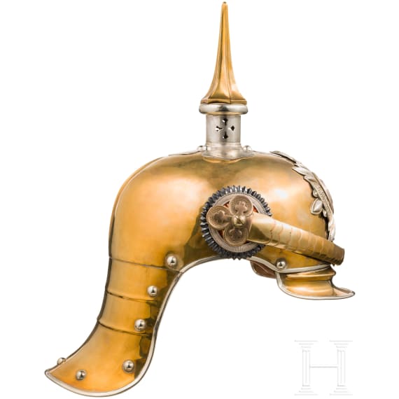 Helmet M 1889 for officers in the regiments Garde du Corps or Gardek&uuml;rassiere