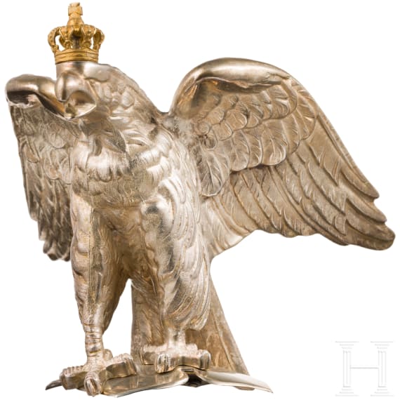 Parade eagle for officer helmets of the regiments Garde du Corps and Gardek&uuml;rassiere