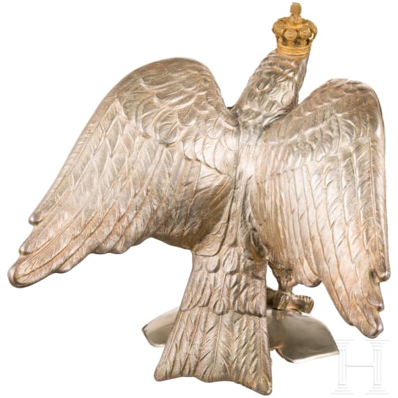 Parade eagle for officer helmets of the regiments Garde du Corps and Gardek&uuml;rassiere