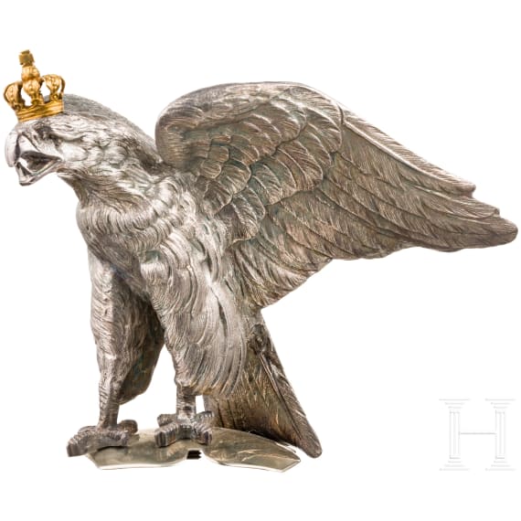 Parade eagle for officer helmets of the regiments Garde du Corps and Gardek&uuml;rassiere