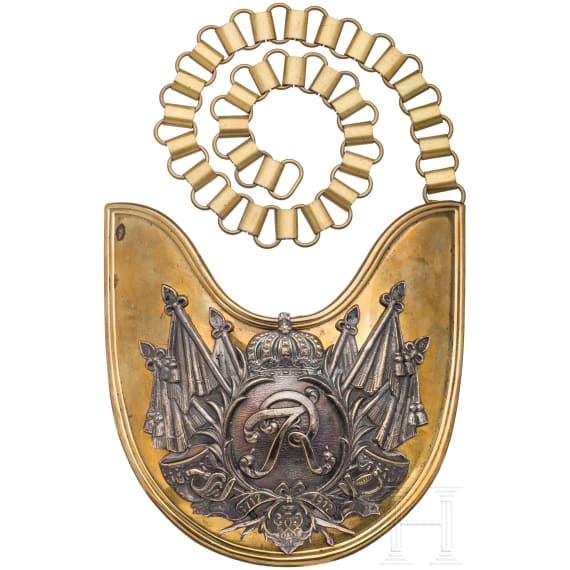 Gorget for enlisted men of the Garde du Corps, around 1912