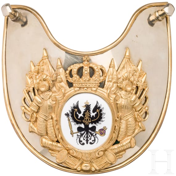 Gorget for officers of the Leibgendarmerie, around 1900