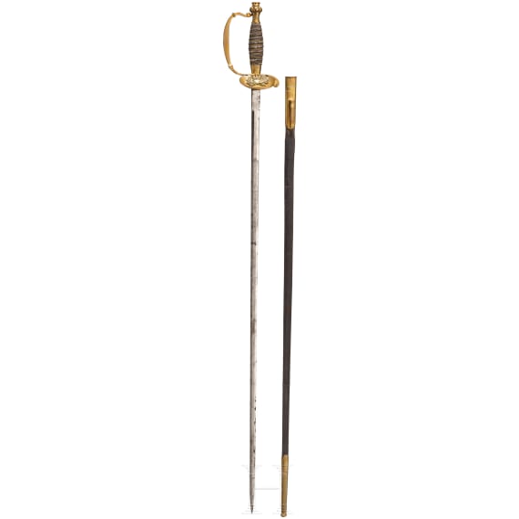 Bavarian sword M 1873 for military doctors / medical officers