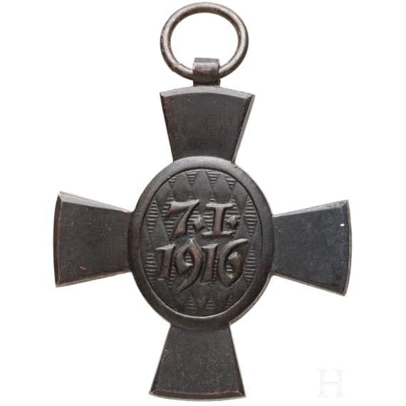 King Ludwig Cross 1916 with document
