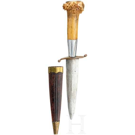 Signed trench knife