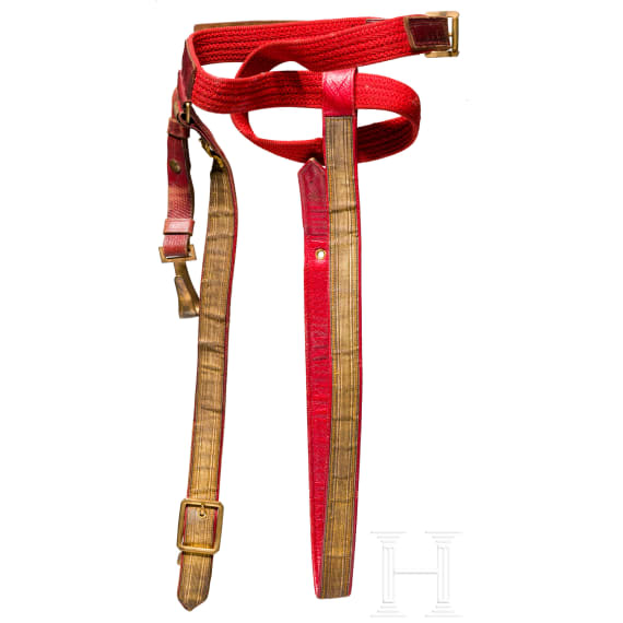German sabre belt for infantry officers, around 1900