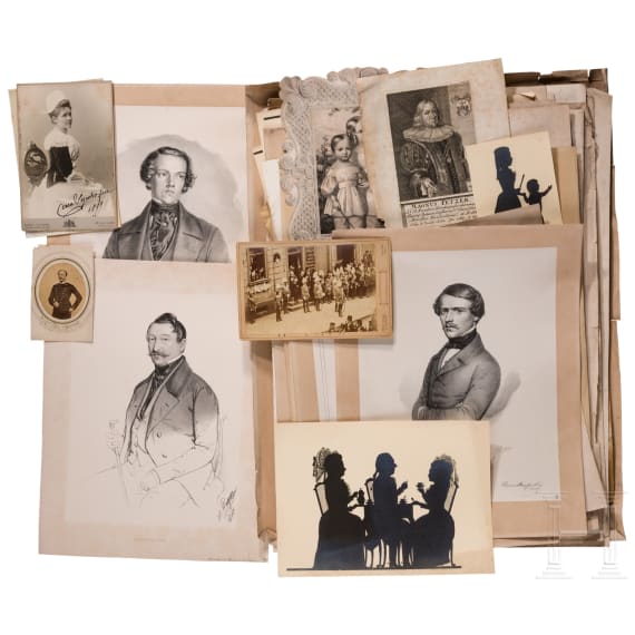 Wilhelm Freiherr von Leonrod - group of prints of members of the nobility in Germany