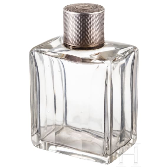 Prince Alfons of Bavaria (1862 - 1933) - glass bottle from his travel set