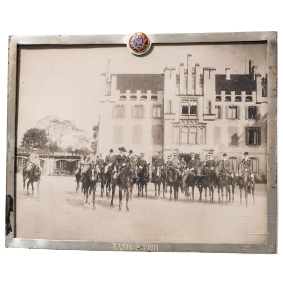 Princes of Thurn and Taxis - silver presentation frame