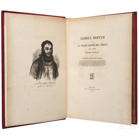 Otto von Griechenland (1815 - 1867) - "Andrea Hoffer o La Sollevazione del Tirolo", Milan, 1856