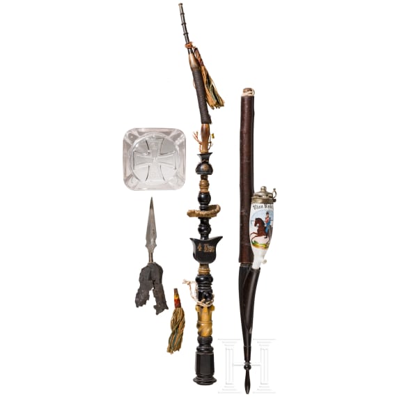 Group of objects for reservists, 19th / 20th century