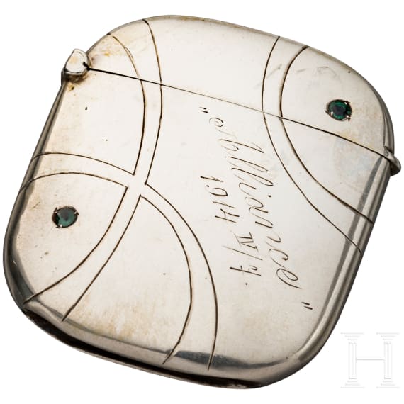 Silver matchbox "Alliance 1914"