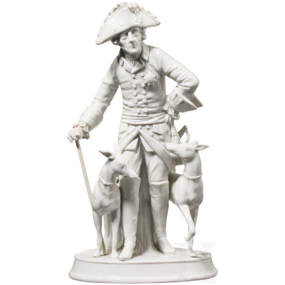 King Frederick II of Prussia - Sitzendorf Porcelain Manufactory, 20th century