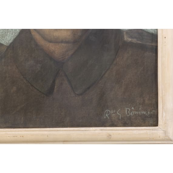 Robert B&ouml;ninger (1869 - 1935) - two soldier portraits