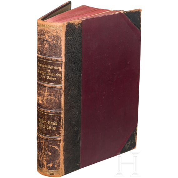 Denkw&uuml;rdigkeiten des Markgrafen Wilhelm von Baden, first (and only) volume, 1792-1818