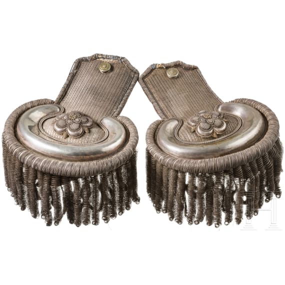 A pair of epaulettes for officers, late 19th century