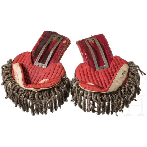 A pair of epaulettes for officers, late 19th century