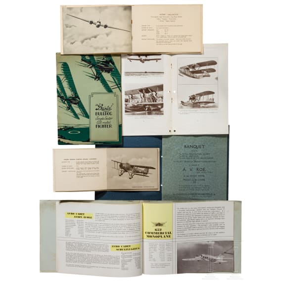 British aircraft catalogues, first half of the 20th century