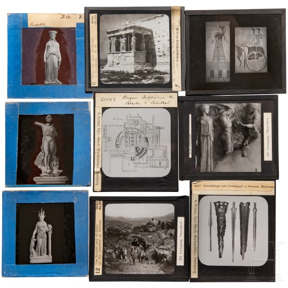 Approx. 300 glass plates/negatives from the war in France