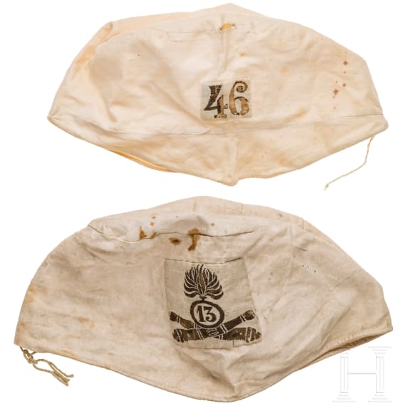 Two Italian cap covers, 20th century