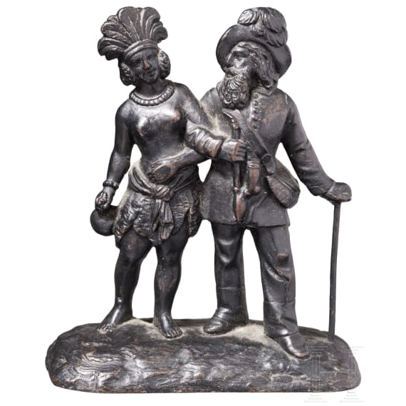 Bersaglieri with Ethiopian, Italy, c. 1895