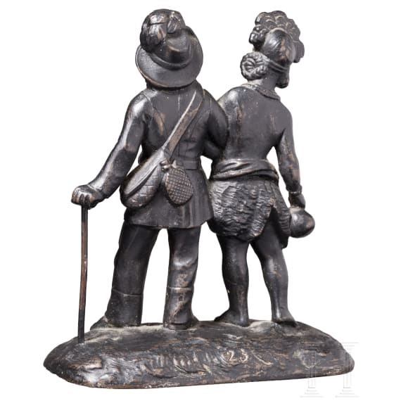Bersaglieri with Ethiopian, Italy, c. 1895