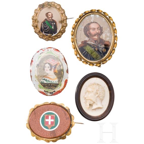 Five medallions, 19th/ 20th century