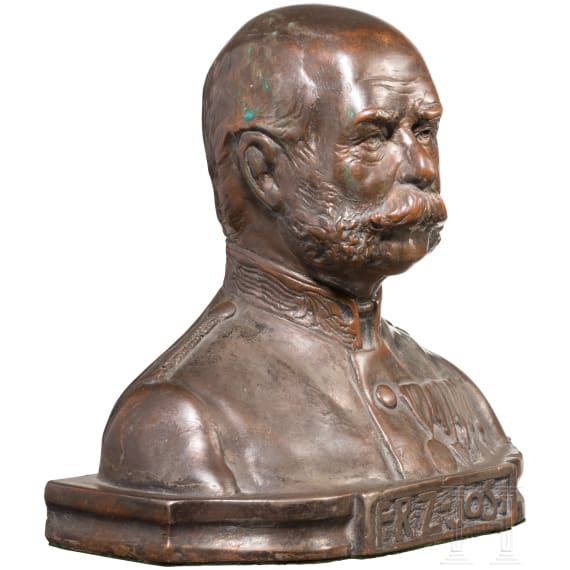 Emperor Franz Josef I. - small bust, Munich, 1910