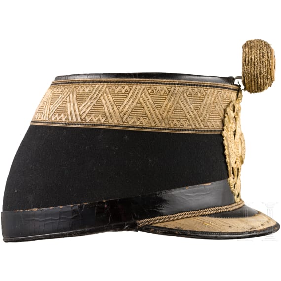 Shako for subaltern officers of the Austro-Hungarian Empire Infantry, Austria, c. 1900