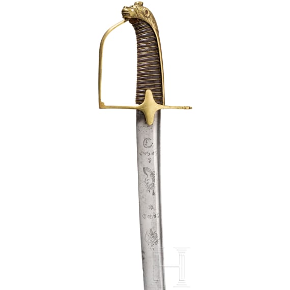 Infantry sabre for NCO&acute;s, similar to M 1776 ("Prima Plana")