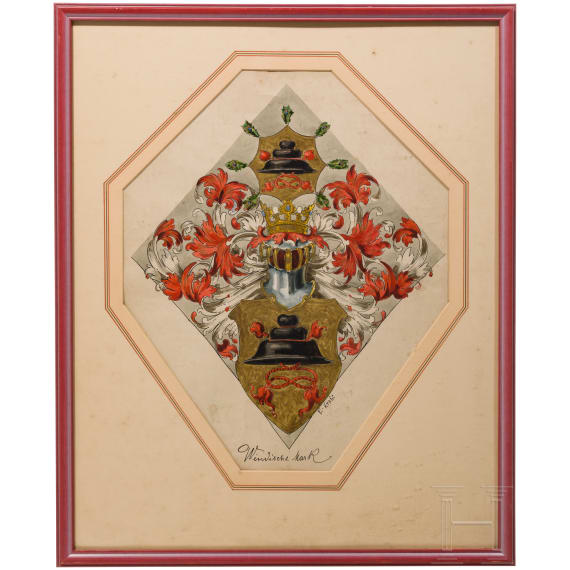 Ernst Krahl (1858 - 1923) - Coat of arms of the Windische Mark
