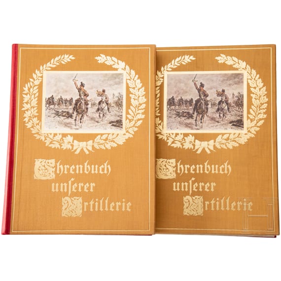 Honor book of our artillery, two-volume edition, Vienna 1935 /1936