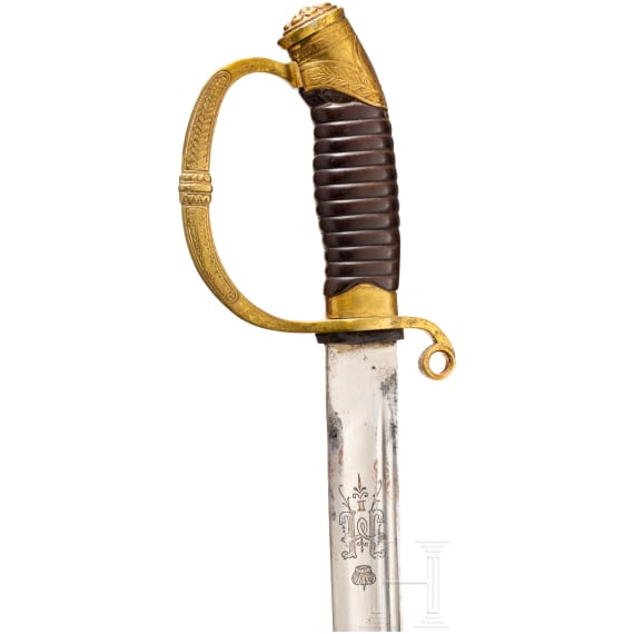 A shashka M 1909 for officers of Russian dragoons