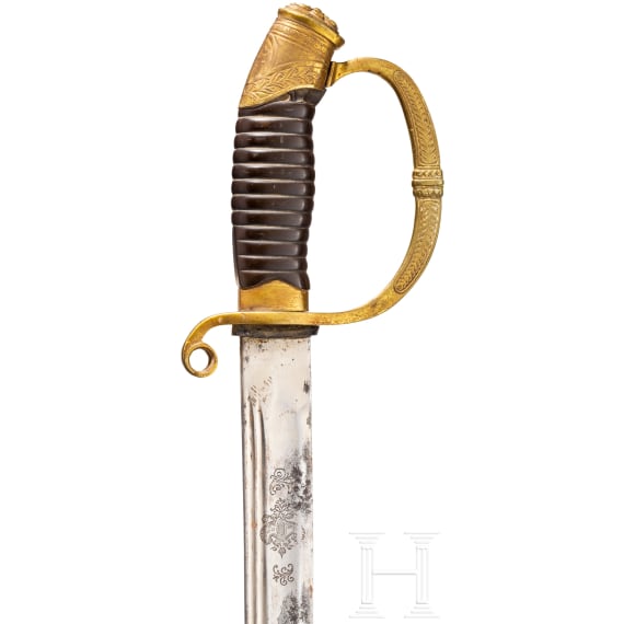 A shashka M 1909 for officers of Russian dragoons