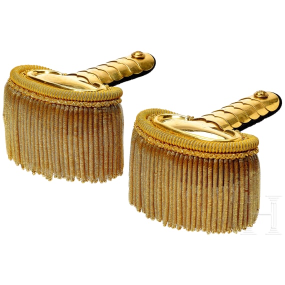 Portugal - A pair of epaulettes for officers, 1st half of the 20th century