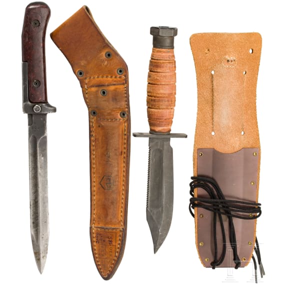 Czech bayonet and US-survival knife