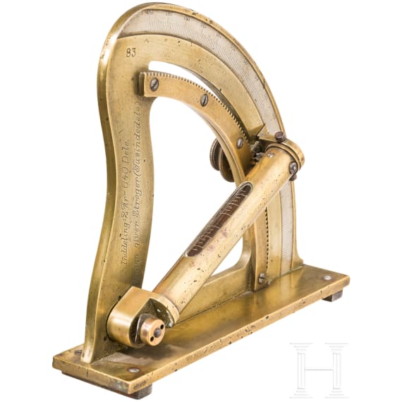 Aiming device for artillery, Denmark, mid 19th century