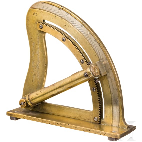 Aiming device for artillery, Denmark, mid 19th century