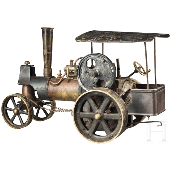 Locomobile and sheet metal egg