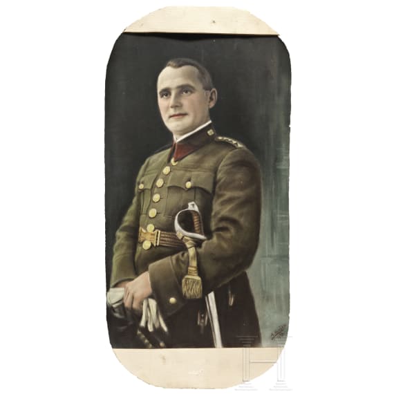 Uniform portrait, Czech, dated 1933