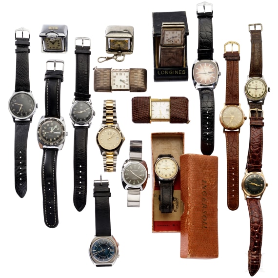 A small collection of watches