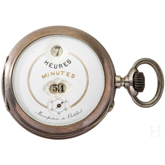 A digital watch, Swiss maker "Cort&eacute;bert Watch Co"