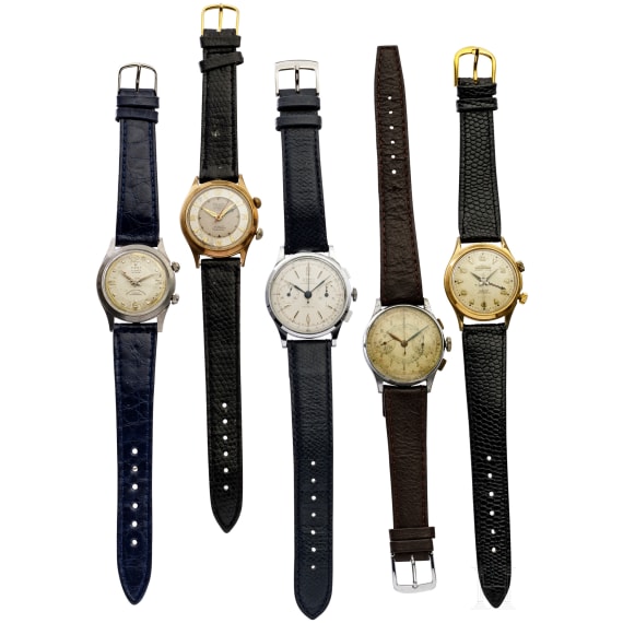 Five wristwatches