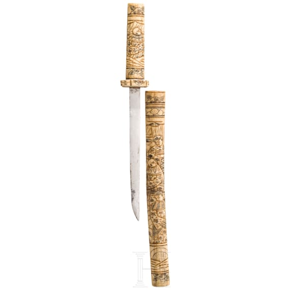 A bone Tanto, Japan, 20th century