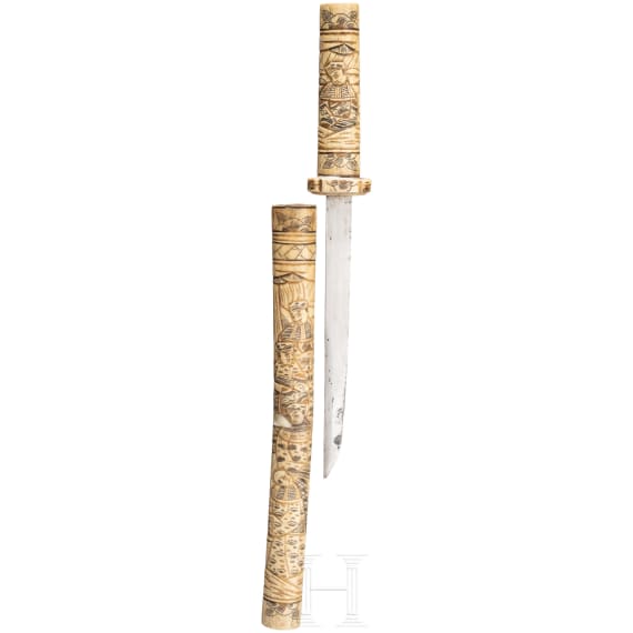 A bone Tanto, Japan, 20th century