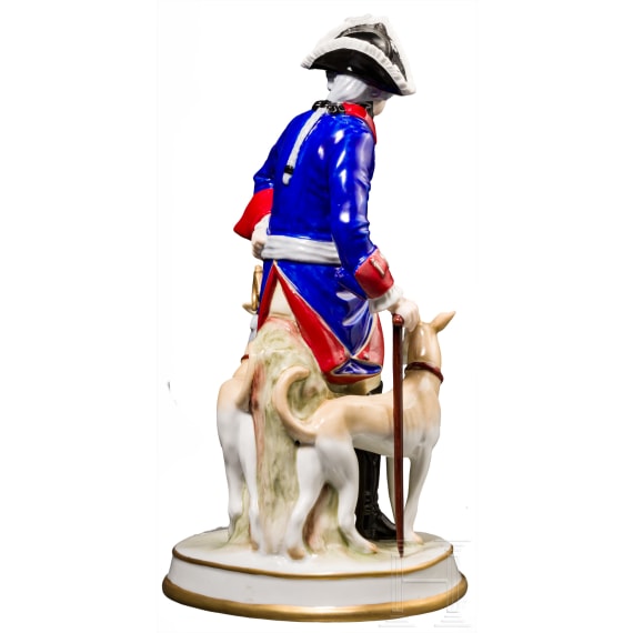 King Frederick II of Prussia - Sitzendorf Porcelain Manufactory, 20th century