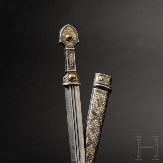 A Caucasian kinjal, dated 1917