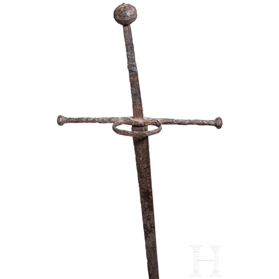 A fragment of a German sword, circa 1500